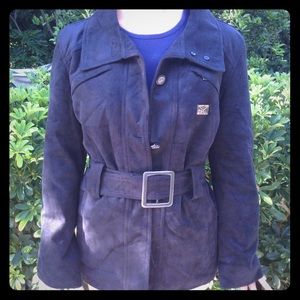 NWOT Beautiful suede leather jacket